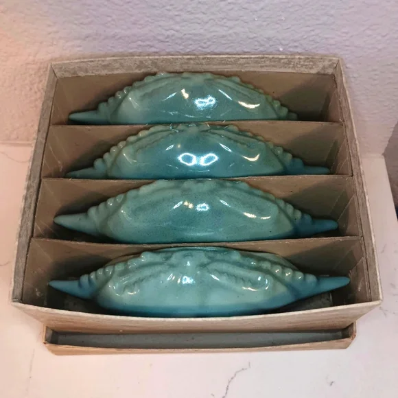Vintage Chesapeake Bay Ovenware Crab Stoneware Baking Dishes - Picture 3 of 5